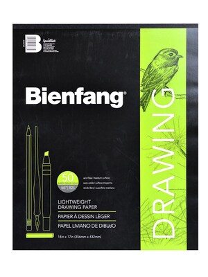 Bienfang 14 x 11 Drawing Sketch Pad, 50 Sheets/Pad (37301)