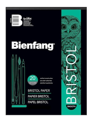 Bienfang 14 x 11 Bristol Sketch Pad, 20 Sheets/Pad (69937)
