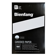 Bienfang Gridded Paper 4 X 4 11 In. X 17 In. Pad Of 50 [Pack Of 2] (2PK-910593)