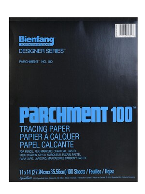 Bienfang Parchment 100 Tracing Paper 11 In. X 14 In. Pad Of 100 Sheets (240230)