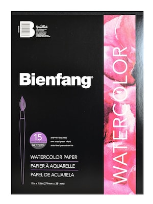 Bienfang Ph Neutral Watercolor Paper 11 In. X 15 In. Pad Of 15 [Pack Of 2] (2PK-R285431)