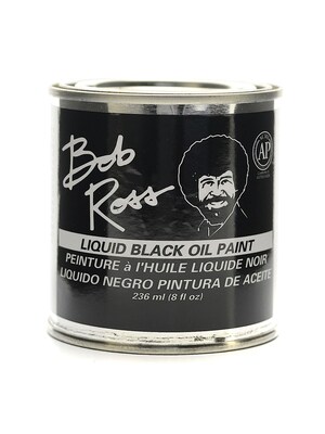 Bob Ross Base Coats Liquid Black 8 Oz. [Pack Of 2] (2PK-R6227)
