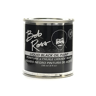 Bob Ross Base Coats Liquid Black 8 Oz. [Pack Of 2] (2PK-R6227)