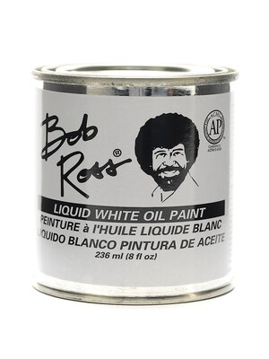Bob Ross Base Coats Liquid White 8 Oz. [Pack Of 2] (2PK-R6207)