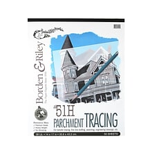 Borden  And  Riley #51H Parchment Tracing Paper 14 In. X 17 In. Pad Of 50 (51HP141750)