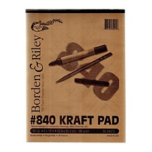 Borden  And  Riley #840 60 Lb Kraft Paper 9 In. X 12 In. 50 Sheets (840P091250)