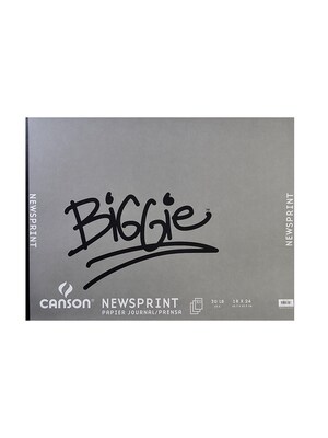 Canson XL Newsprint Pads, 18 In. x 24 In., Pad Of 100, Pack Of 2 (2PK-100510966)