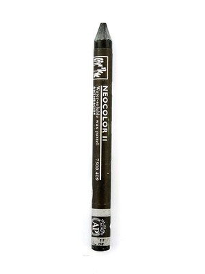 Caran DAche Neocolor Ii Aquarelle Water Soluble Wax Pastels Charcoal Gray [Pack Of 10] (10PK-7500-0409)