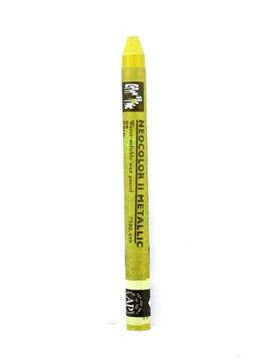 Caran DAche Neocolor Ii Aquarelle Water Soluble Wax Pastels Gold [Pack Of 10] (10PK-7500-0499)