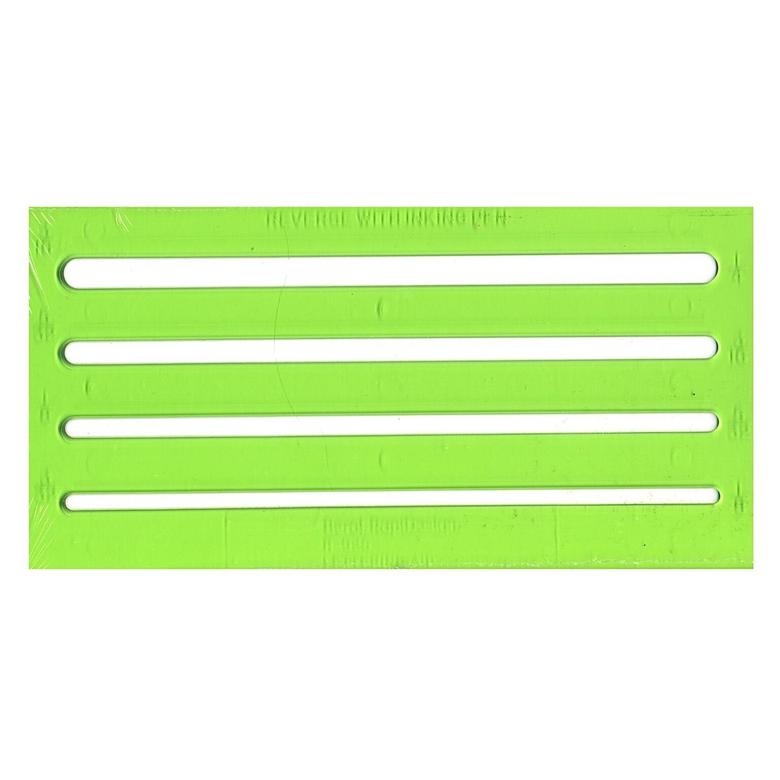 Chartpak Rapidesign Lettering Guides Lettering Aid 1/8 In. , 5/32 In. , 3/16 In. , 1/4 In. (R925)