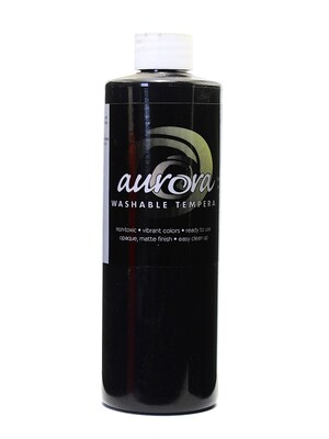 Chroma Inc. Aurora Washable Tempera Black [Pack Of 4] (4PK-11800)
