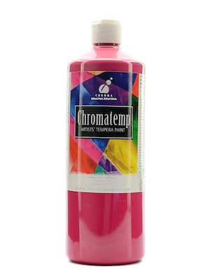 Chroma Inc. Chromatemp Artists Tempera Paint Magenta 32 Oz. (2604)