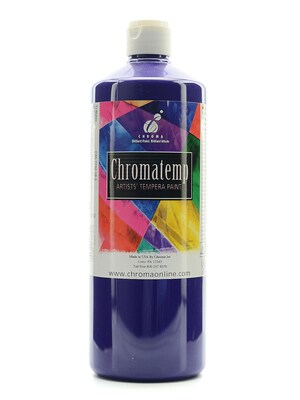 Chroma Inc. Chromatemp Artists Tempera Paint Violet 32 Oz. [Pack Of 2] (2PK-2609)