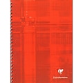 Clairefontaine Subject Notebooks, 6.75 x 8.625, Quad, 75 Sheets, Orange (26703)