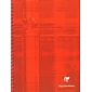 Clairefontaine Subject Notebooks, 6.75" x 8.625", Quad, 75 Sheets, Orange (26703)