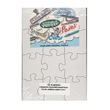 Compoz-A-Puzzle Blank Puzzles 5 1/2 In. X 8 In. 12 Pieces Each Pack Of 8 (96211)