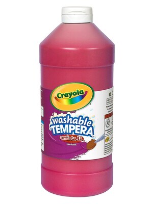 Crayola Artista Ii Liquid Tempera Paint Red 32 Oz. [Pack Of 3] (3PK-54-3132-038)