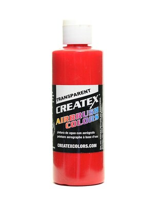 Createx Airbrush Colors Transparent Brite Red 4 Oz. [Pack Of 3] (3PK-5117-04)