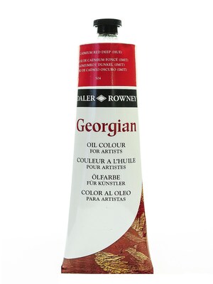 Daler-Rowney Georgian Oil Colours, Cadmium Red Deep Hue, 225 Ml (111225504)