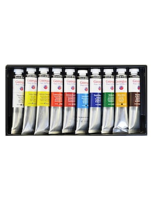 Daler-Rowney Georgian Water Mixable Oil, Set Of 10, Introduction Set (119900050)