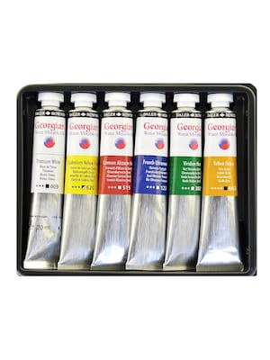 Daler-Rowney Georgian Water Mixable Oil, Set Of 6, Starter Set (119900150)