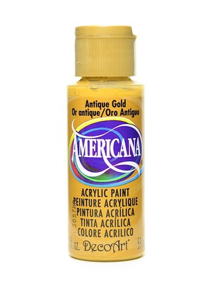 Decoart Americana Acrylic Paints Antique Gold 2 Oz. [Pack Of 8] (8PK-DA9-3)