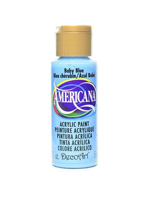 Decoart Americana Acrylic Paints Baby Blue 2 Oz. [Pack Of 8] (8PK-DA42-3)