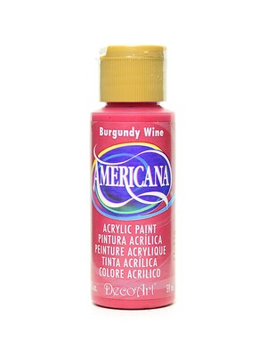 Decoart Americana Acrylic Paints Burgundy Wine 2 Oz. [Pack Of 8] (8PK-DA22-3)