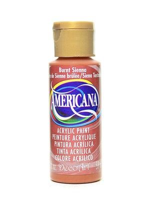 Decoart Americana Acrylic Paints Burnt Sienna 2 Oz. [Pack Of 8] (8PK-DA63-3)