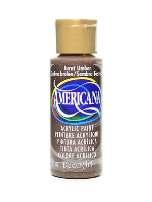 Decoart Americana Acrylic Paints Burnt Umber 2 Oz. [Pack Of 8] (8PK-DA64-3)