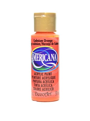 Decoart Americana Acrylic Paints Cadmium Orange 2 Oz. [Pack Of 8] (8PK-DA14-3)