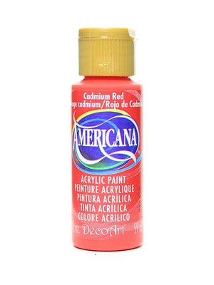 Decoart Americana Acrylic Paints Cadmium Red 2 Oz. [Pack Of 8] (8PK-DA015-3)