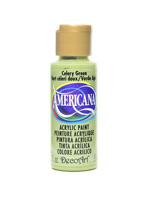 Decoart Americana Acrylic Paints Celery Green 2 Oz. [Pack Of 8] (8PK-DA208-3)