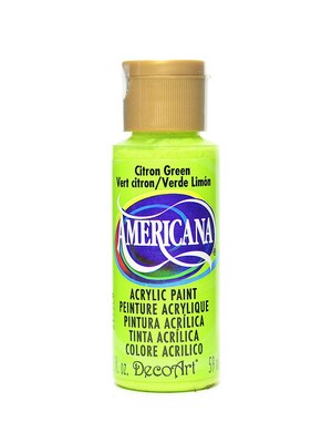Decoart Americana Acrylic Paints Citron Green 2 Oz. [Pack Of 8] (8PK-DA235-3)