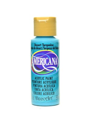 Decoart Americana Acrylic Paints Desert Turquoise 2 Oz. [Pack Of 8] (8PK-DA44-3)