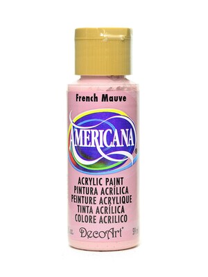 Decoart Americana Acrylic Paints French Mauve 2 Oz. [Pack Of 8] (8PK-DA186-3)