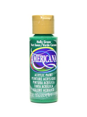Decoart Americana Acrylic Paints Holly Green 2 Oz. [Pack Of 8] (8PK-DA48-3)
