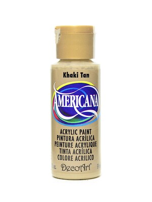 Decoart Americana Acrylic Paints Khaki Tan 2 Oz. [Pack Of 8] (8PK-DA173-3)