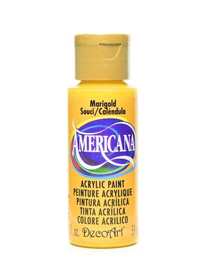 Decoart Americana Acrylic Paints Marigold 2 Oz. [Pack Of 8] (8PK-DA194-3)
