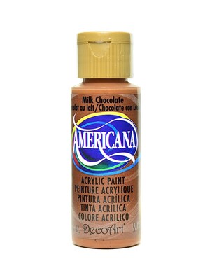 Decoart Americana Acrylic Paints Milk Chocolate 2 Oz. [Pack Of 8] (8PK-DA174-3)