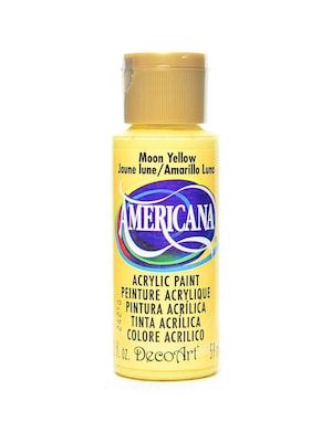 Decoart Americana Acrylic Paints Moon Yellow 2 Oz. [Pack Of 8] (8PK-DA7-3)