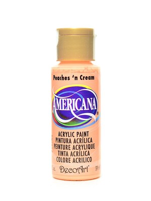 Decoart Americana Acrylic Paints Peaches And Cream 2 Oz. [Pack Of 8] (8PK-DA23-3)