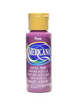 Decoart Americana Acrylic Paints Plum 2 Oz. [Pack Of 8] (8PK-DA175-3)