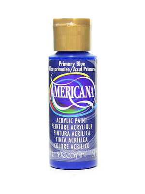 Decoart Americana Acrylic Paints Primary Blue 2 Oz. [Pack Of 8] (8PK-DA200-3)