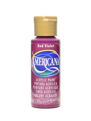 Decoart Americana Acrylic Paints Red Violet 2 Oz. [Pack Of 8] (8PK-DA140-3)