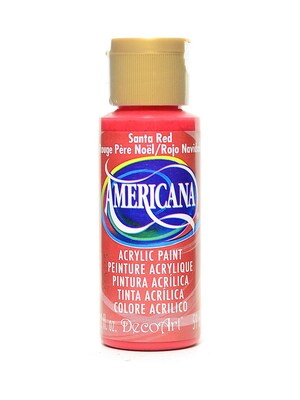 Decoart Americana Acrylic Paints Santa Red 2 Oz. [Pack Of 8] (8PK-DA170-3)