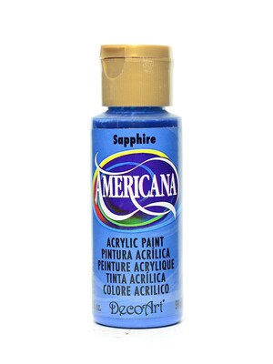 Decoart Americana Acrylic Paints Sapphire 2 Oz. [Pack Of 8] (8PK-DA99-3)