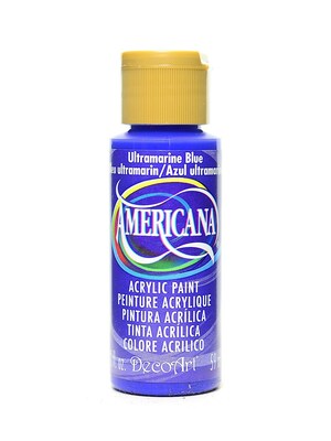 Decoart Americana Acrylic Paints Ultramarine Blue 2 Oz. [Pack Of 8] (8PK-DA225-3)