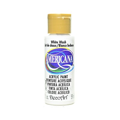 Decoart Americana Acrylic Paints White Wash 2 Oz. [Pack Of 8] (8PK-DA2-3)