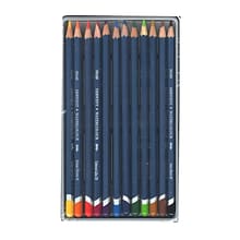 Derwent Watercolor Pencil Sets In Tins Set Of 12 (32881)